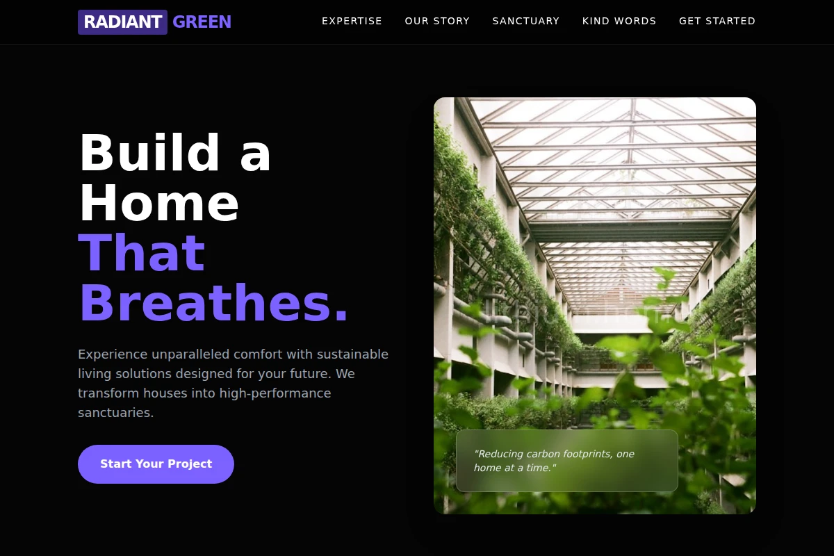 Radiant Green Building