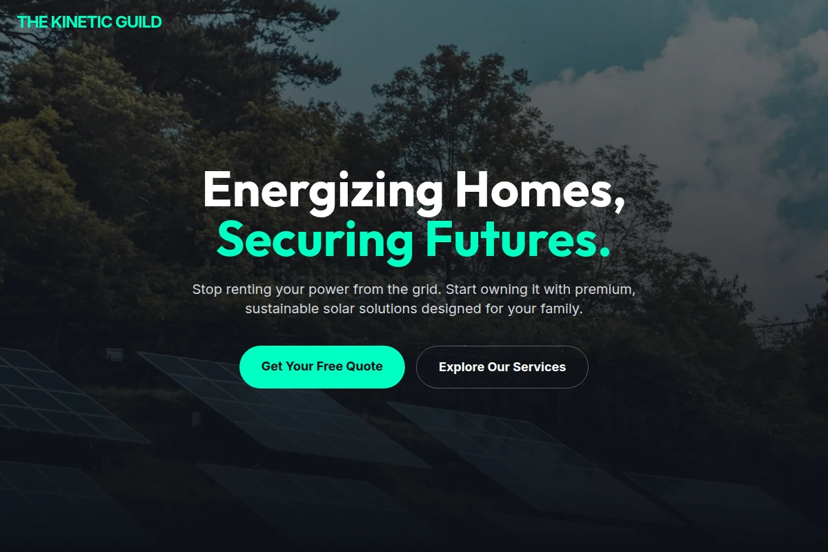 Kinetic Solar Panel
